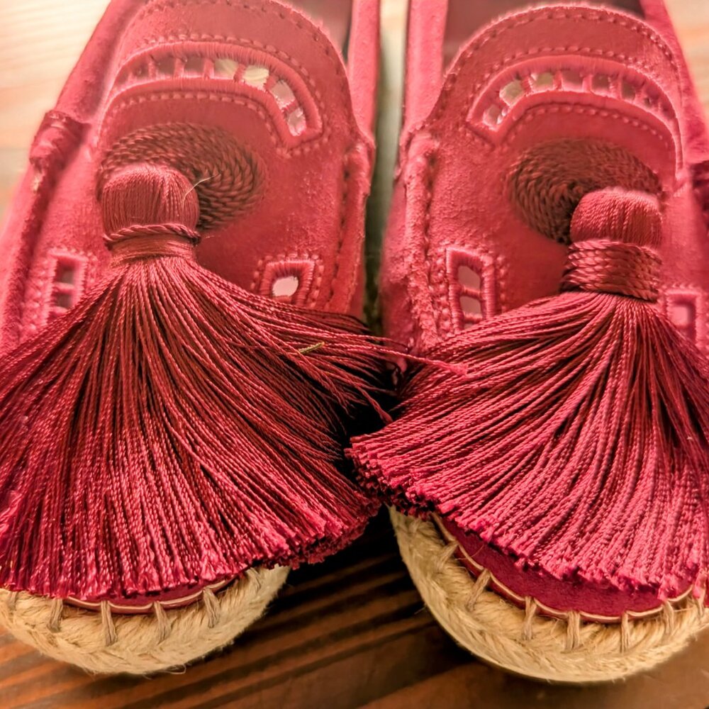 Tod's Italy Slip On Espadrille Loafers EU 36 US 6